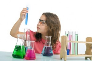 Girl In Science Class