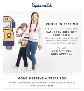 Splendid Back To School Shopping Event @ Splendid | Manhattan Beach | California | United States