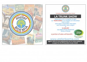 atelierBOEMIA.com LA Trunk Show @ G2 Gallery | Los Angeles | California | United States
